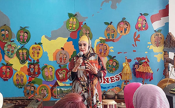 Melani Suharli Hadiri Pengenalan Rumah Budaya HMA di Puncak
