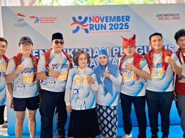 Memeriahkan acara November Run 2025 dalam rangka menjelang Peringatan Hari Pahlawan