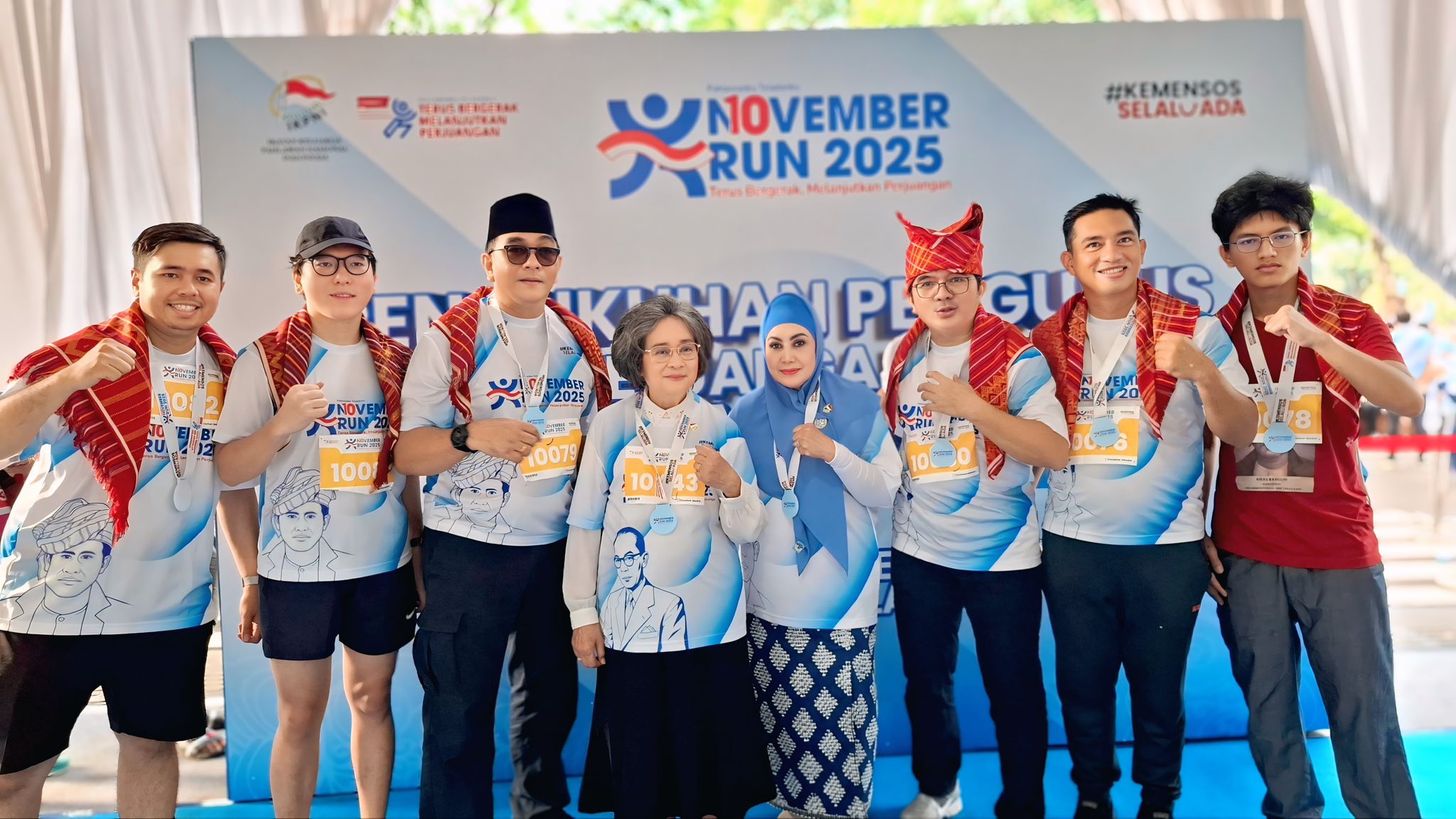 Memeriahkan acara November Run 2025 dalam rangka menjelang Peringatan Hari Pahlawan